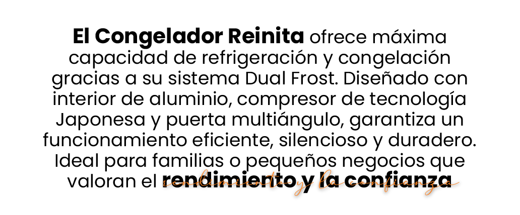 Reinita - Congelador RE01B001