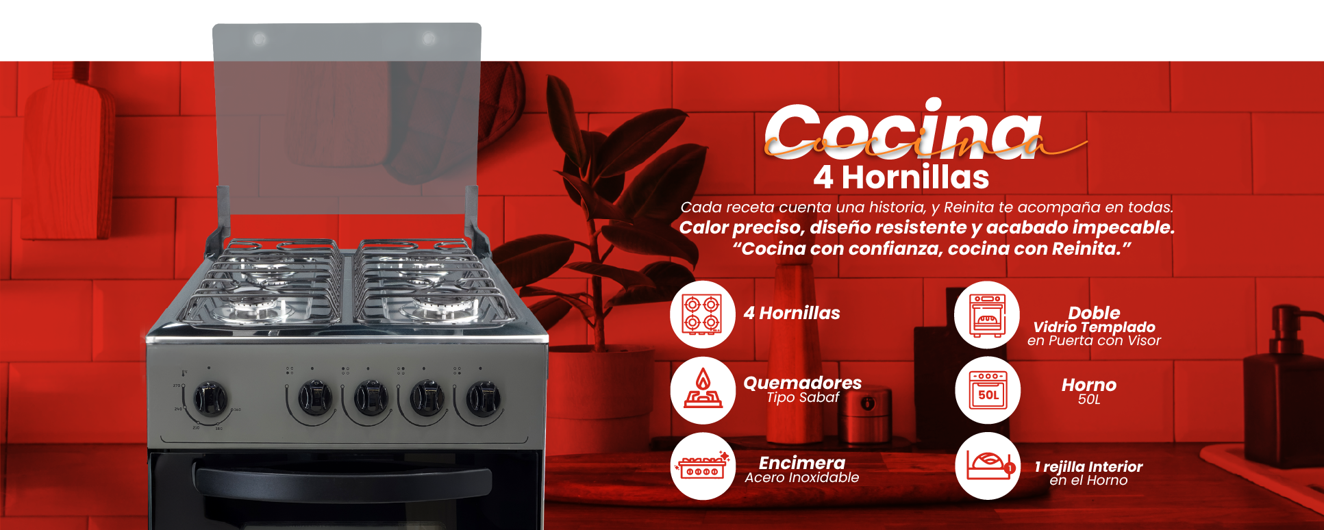 Reinita - Cocina 4H REB4111