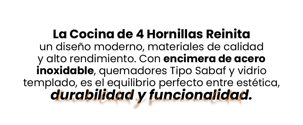 Reinita - Cocina 4H REB4111