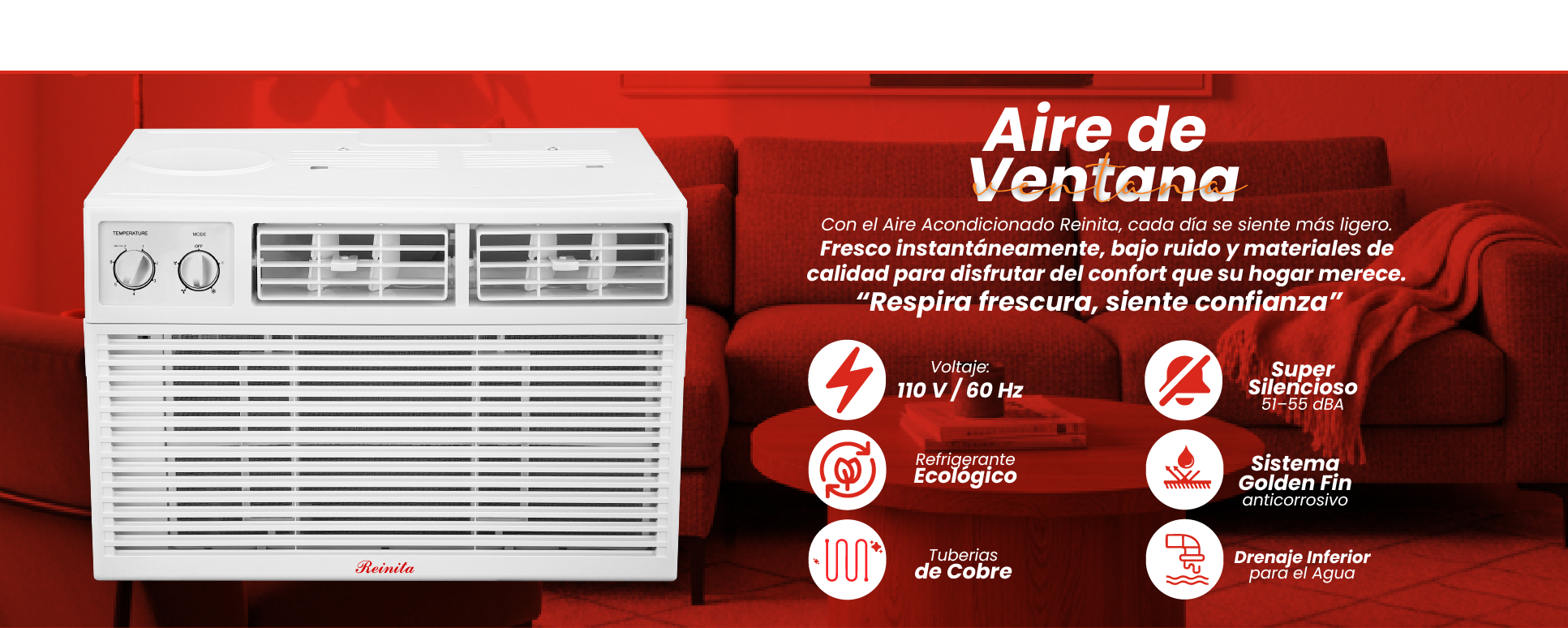 Reinita - Aire de Ventana RE12WAC03